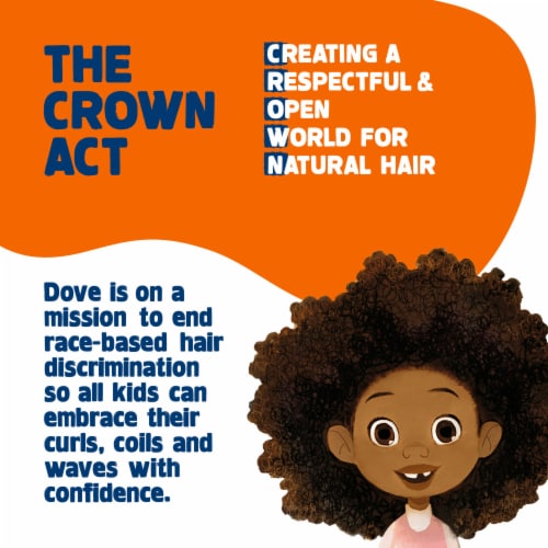 Dove Kids Care Shampoo for Coils, Curls and Waves, Coconut Oil and Shea Butter Perspective: bottom