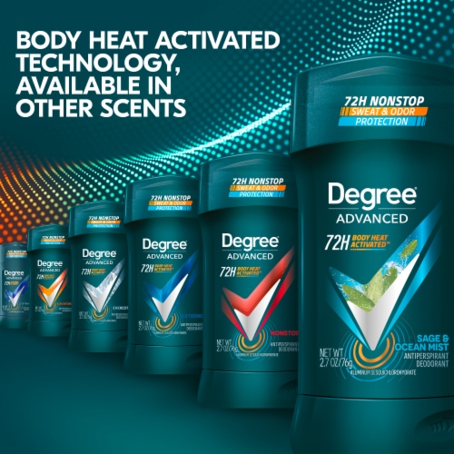 Degree Men Advanced Sage & Ocean Mist Antiperspirant Deodorant Perspective: bottom