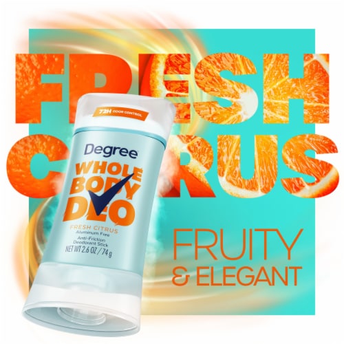Degree Women Whole Body Deodorant Stick, Fresh Citrus Scent Perspective: bottom