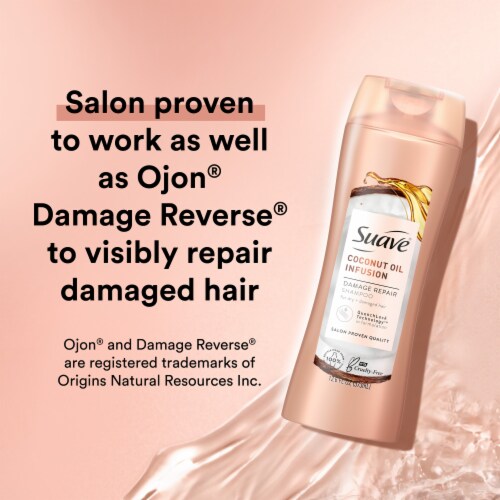 Suave Professionals Coconut Oil Infusion Damage Repair Shampoo Perspective: bottom