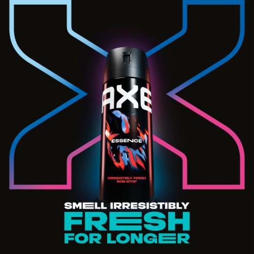 Axe Men's Essence Deodorant Body Spray Black Pepper & Cedarwood Aluminum Free Perspective: bottom