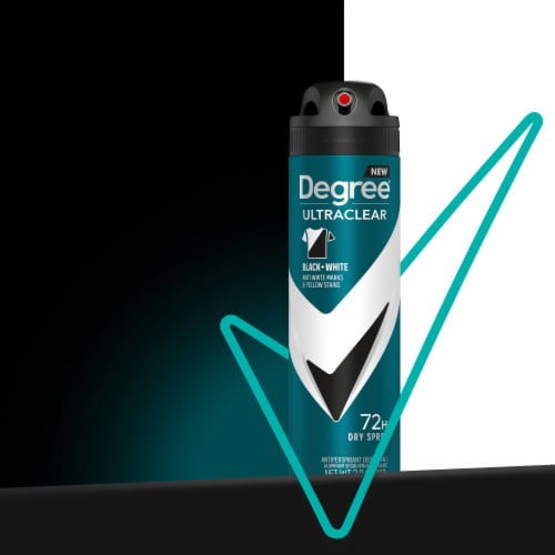 Degree UltraClear Men's Antiperspirant Deodorant Dry Spray Perspective: bottom