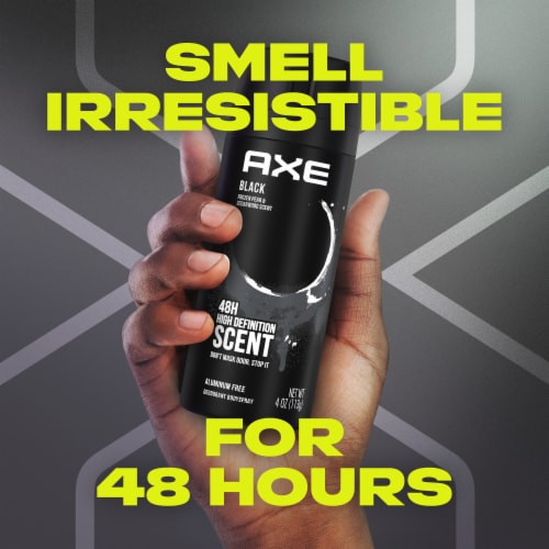 AXE Black Body Spray Deodorant Perspective: bottom