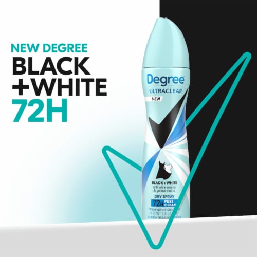 Degree UltraClear Antiperspirant Deodorant Dry Spray Pure Cleab Perspective: bottom