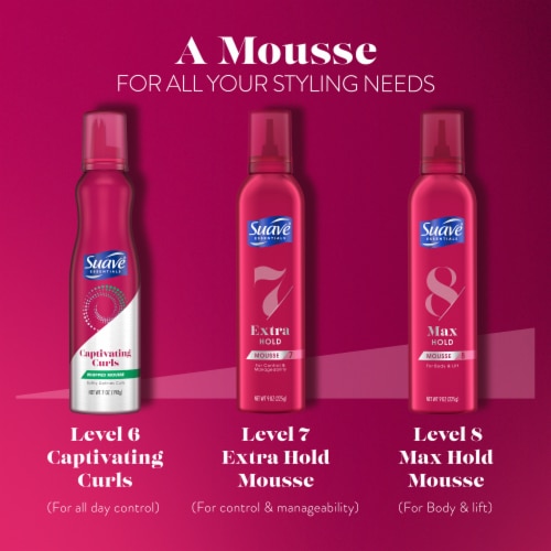 Suave Max Hold Volumizing Mousse Perspective: bottom