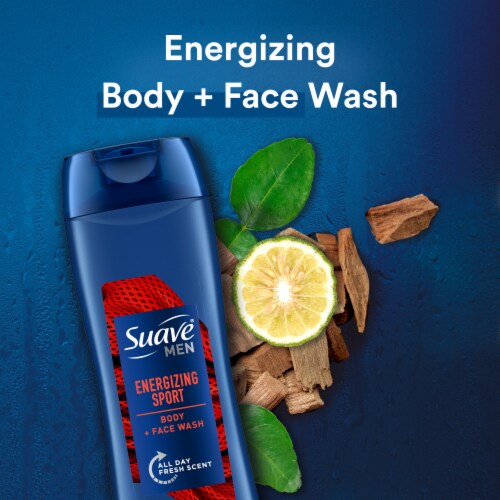Suave Men Sport Body Wash Perspective: bottom
