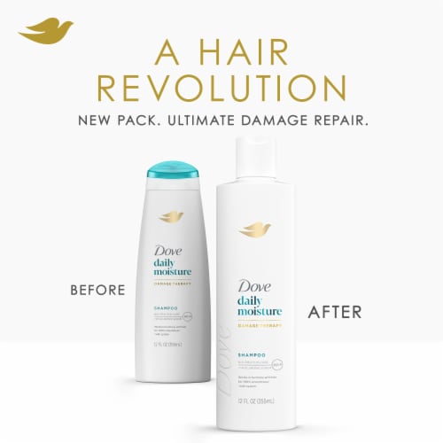 Dove Ultra Care Daily Moisture Shampoo Perspective: bottom