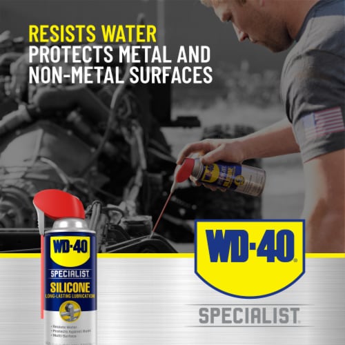 WD-40® Specialist Water Resistant Silicone Lubricant Spray Perspective: bottom