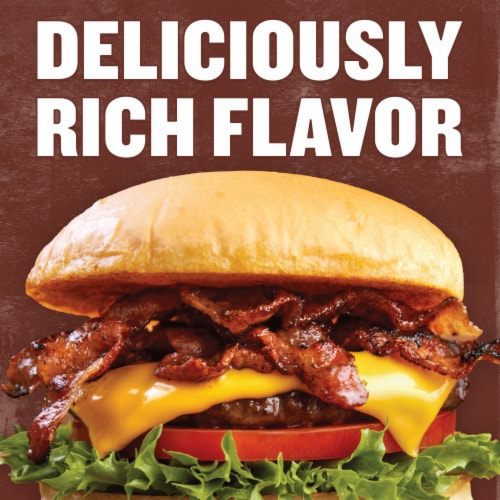 Wright Brand Hickory Real Wood Smoked Thick Cut Bacon Stack Pack Perspective: bottom