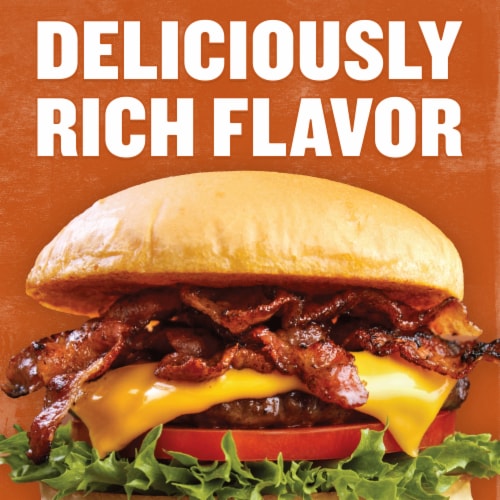 Wright Brand Maple Flavored Real Wood Smoked Thick Cut Bacon Stack Pack Perspective: bottom