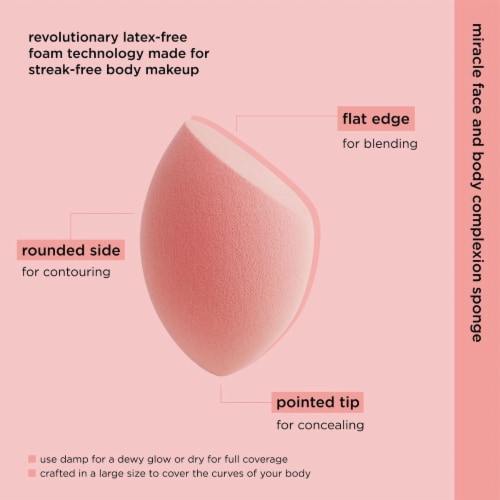 Real Techniques Miracle Face & Body Sponge Perspective: bottom