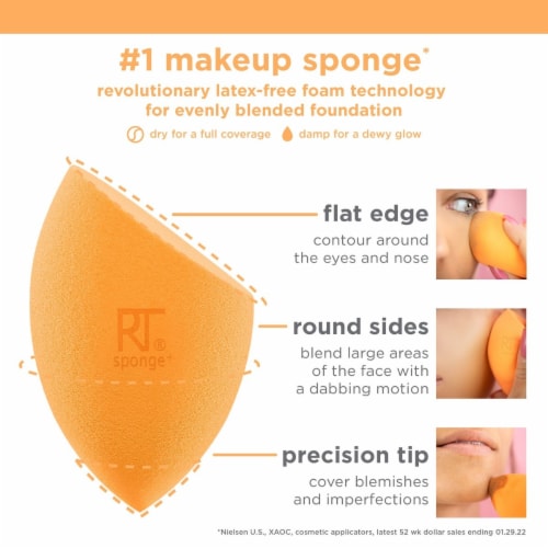 Real Techniques® Miracle Complexion Sponges Perspective: bottom