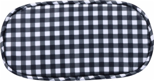 Scunci Gingham Cosmetic Clutch - Clear Perspective: bottom