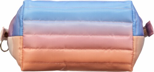 Scunci Quilted Cosmetic Bag - Ombre Perspective: bottom