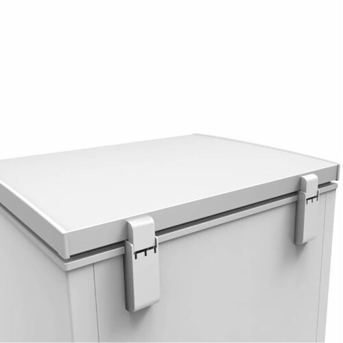Avanti CF7F0W 7 Cu. Ft. White Garage Ready Chest Freezer&#8203; Perspective: bottom