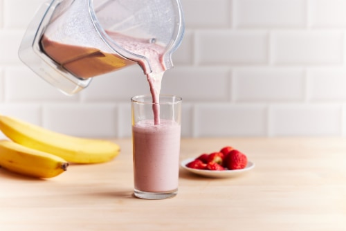 Wyman's® Protein Blend Strawberry Banana Pouch Perspective: bottom