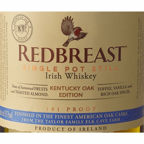 Redbreast Kentucky Oak Edition Single Pot Still Irish Whiskey Perspective: bottom