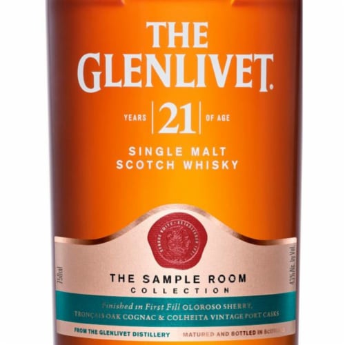 The Glenlivet Aged 21 Years Sample Room Collection Single Malt Scotch Whisky Perspective: bottom