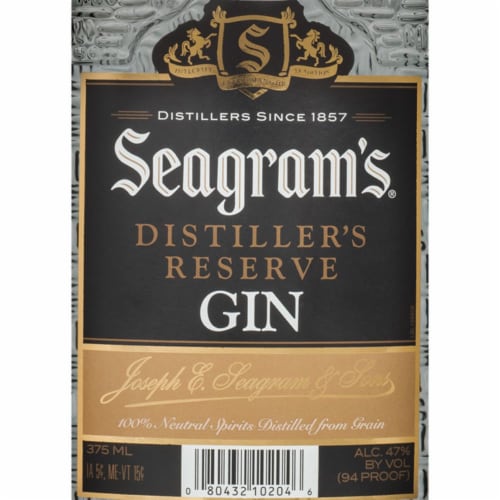 Seagram's® Distillers Reserve Gin Perspective: bottom