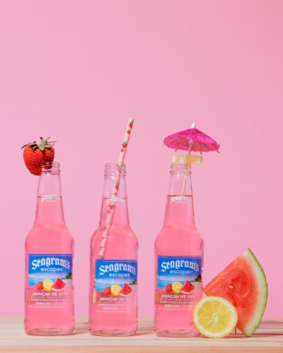 Seagram's Escapes Jamaican Me Happy Cooler Single Bottle Perspective: bottom