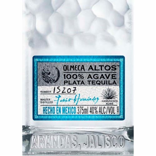 Olmeca Altos™ 100% Agave  Blanco Plata Tequila Perspective: bottom