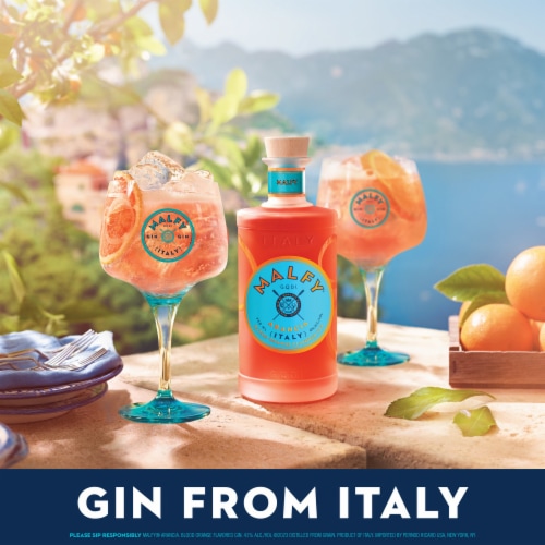 Malfy Sicilian Blood Orange Con Arancia Flavored Gin Perspective: bottom
