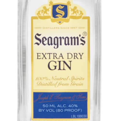 Seagram's Extra Dry Gin Perspective: bottom