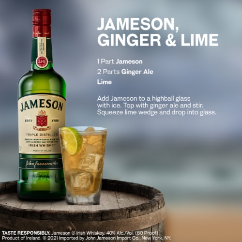 Jameson Original Irish Whiskey Perspective: bottom