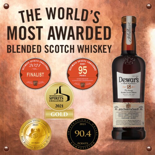 DEWAR'S® 18 Year Old Scotch Whisky, 750 ml - City Market