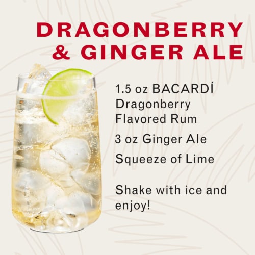 Bacardi Dragonberry Rum Perspective: bottom