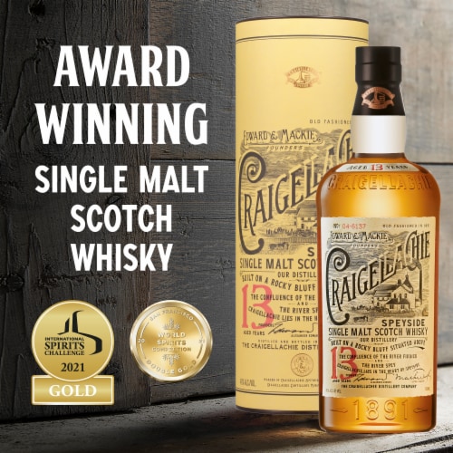 CRAIGELLACHIE® 13 Year Old Single Malt Scotch Whisky Perspective: bottom
