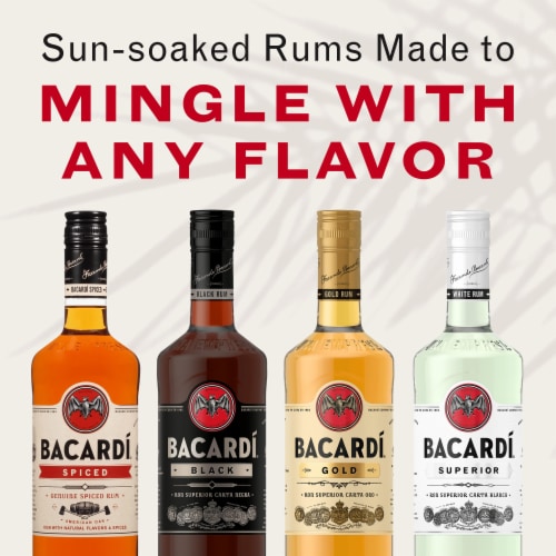 Bacardi Superior Light Rum Perspective: bottom
