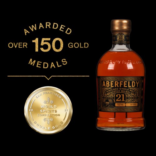 ABERFELDY™ 21 Year Old Single Malt Scotch Whisky Perspective: bottom