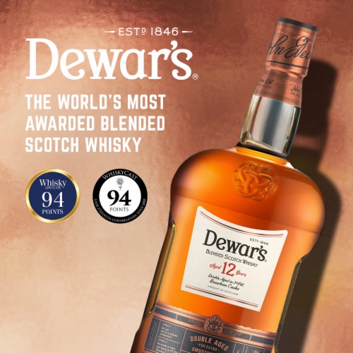 DEWAR'S® 12 Year Old Blended Scotch Whisky Perspective: bottom