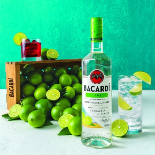 Bacardi® Lime Rum Perspective: bottom