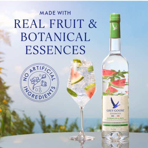 Grey Goose Watermelon & Basil Vodka Perspective: bottom