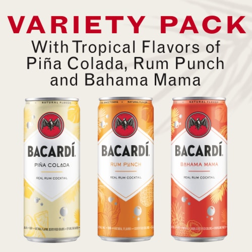 Bacardi® Taste Paradise Rum Cocktail Variety Pack Perspective: bottom