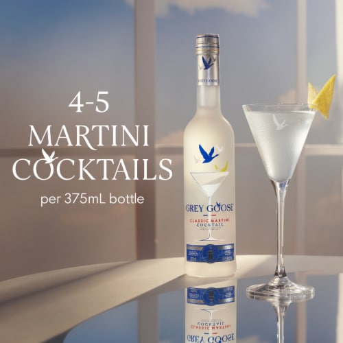 GREY GOOSE® Classic Martini Cocktail Ready to Serve Perspective: bottom