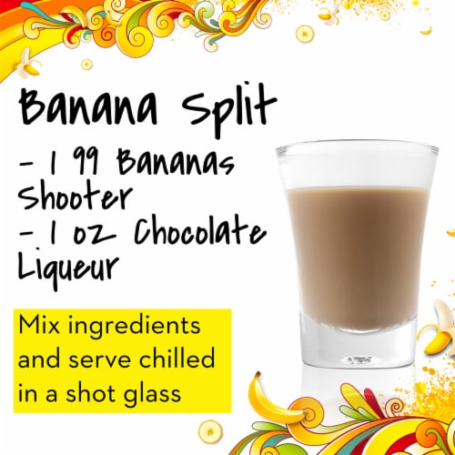 99 Brand Banana Liqueur Perspective: bottom