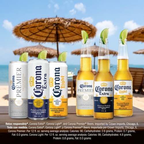 Corona Extra Lager Mexican Beer Perspective: bottom