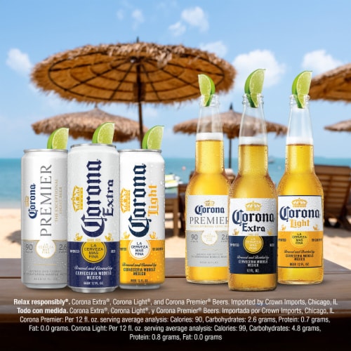 Corona Extra Lager Mexican Beer Perspective: bottom