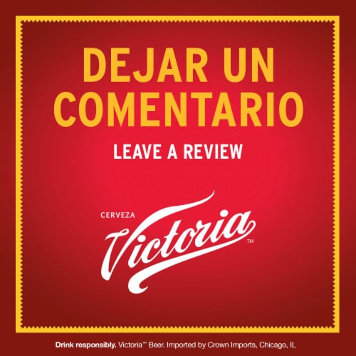 Victoria Amber Lager Mexican Beer Perspective: bottom