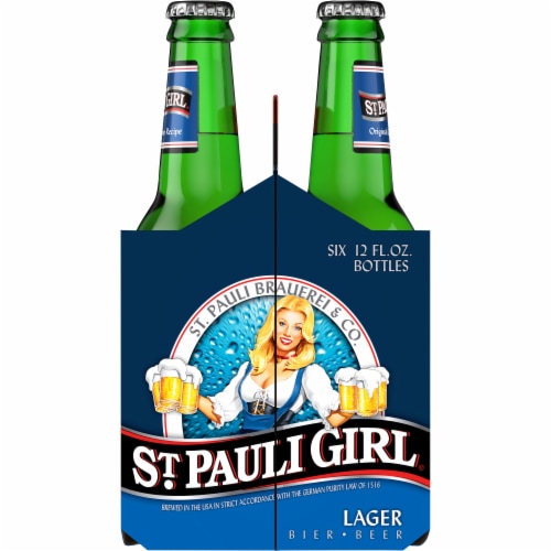 St. Pauli Girl Lager Beer Perspective: bottom