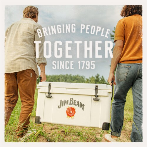 Jim Beam Kentucky Straight Bourbon Whiskey Perspective: bottom