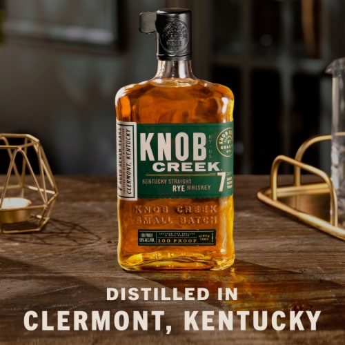 Knob Creek 7 Year Old Kentucky Straight Rye Whiskey Perspective: bottom