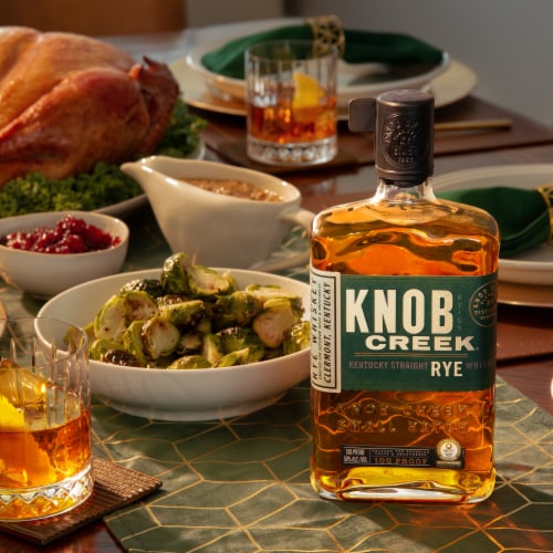 Knob Creek 100 Proof Kentucky Straight Rye Whiskey Perspective: bottom