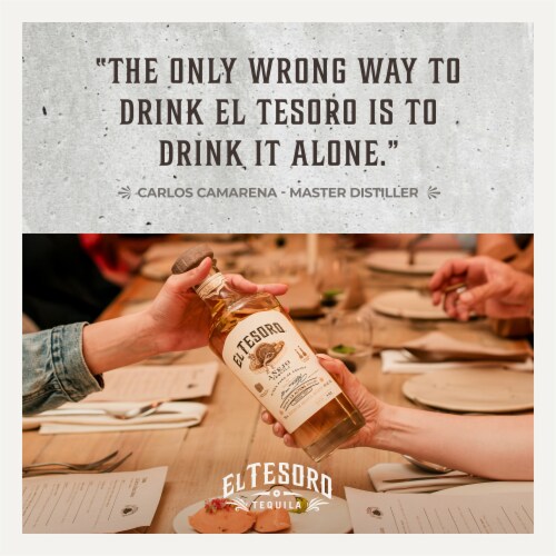 El Tesoro Añejo Tequila Perspective: bottom
