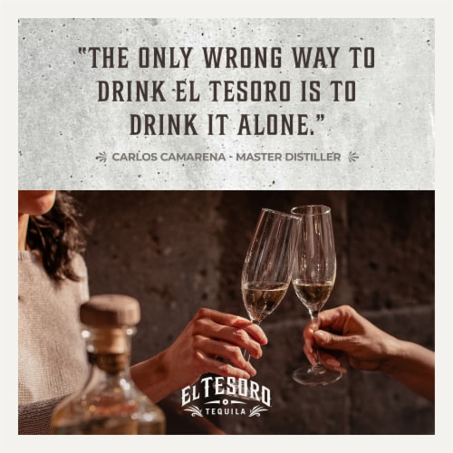 El Tesoro Reposado Tequila Perspective: bottom