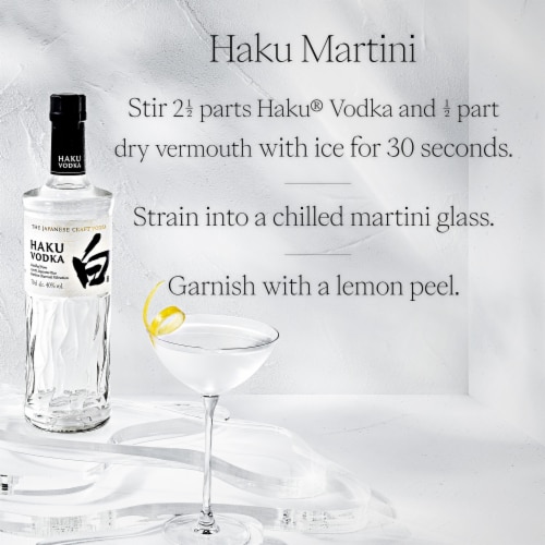 Haku Japanese Vodka Perspective: bottom