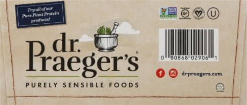 Dr. Praeger's Perfect Chick'N Spinach Pesto Burger Perspective: bottom